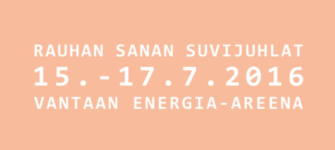 Suvijuhlat Vantaalla 15.-17.7.2016 Suvijuhlat Vantaalla 15.-17.7.2016